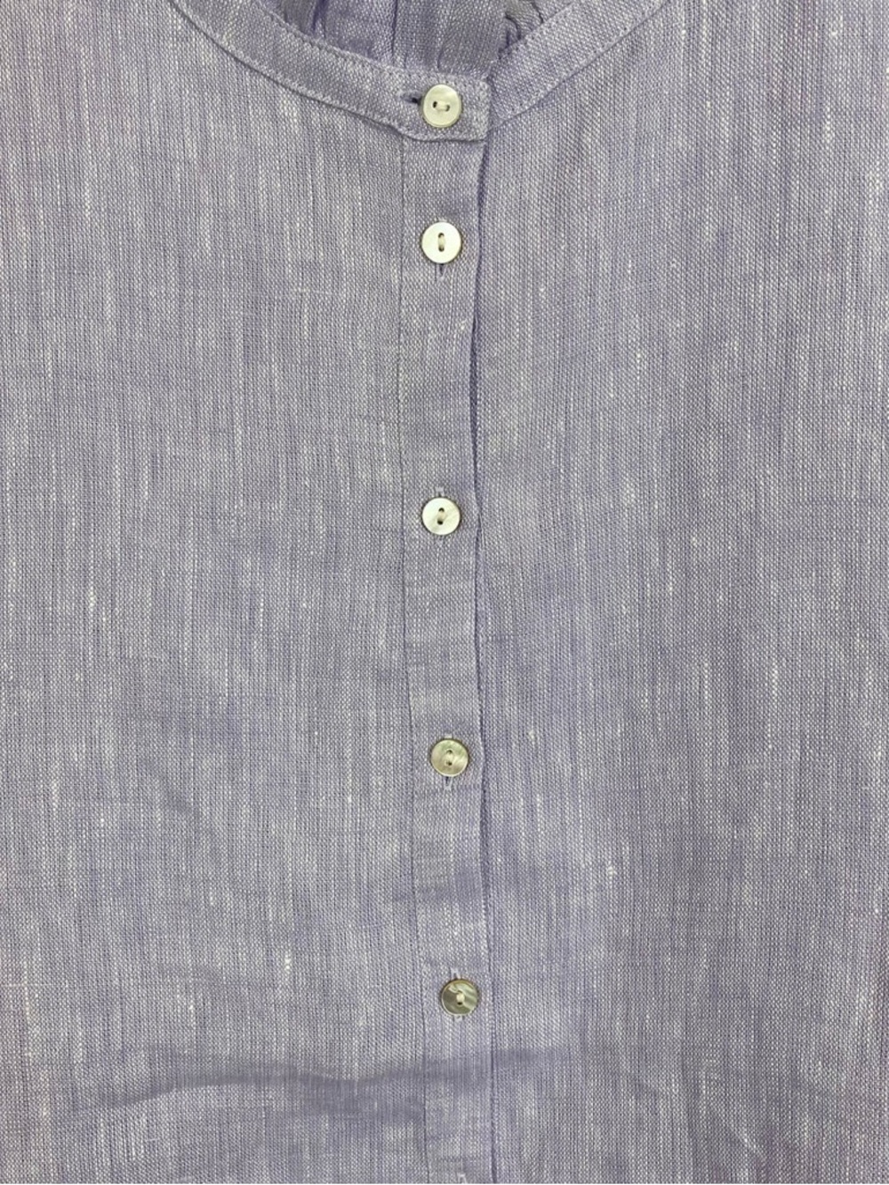 ALICE WALK Lilac Button-Front Tiered Dress Maxi Linen NEW $295 Large - Picture 7 of 9